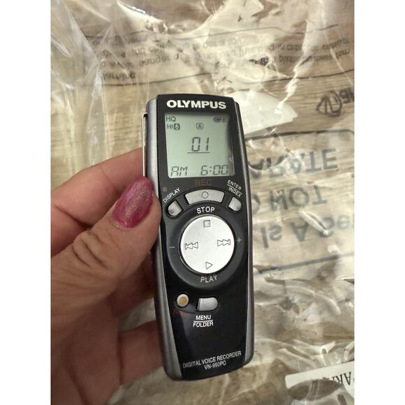 OLYMPUS VN-960PC 128 MB Interface Digital Voice Recorder 16 Hours of Recording - Picture 1 of 11